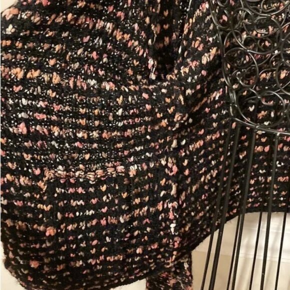 Multicolor Sioni Chanel-Style Long Sleeve Knit Cardigan Sweater (NWT) - Picture 7 of 8